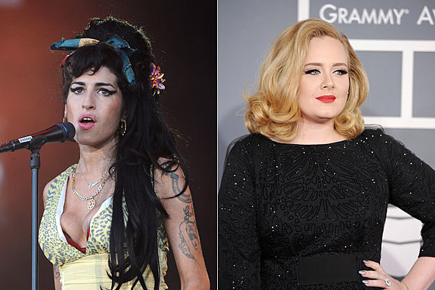 Amy Winehouse and Adele Amy Winehouse and Adele