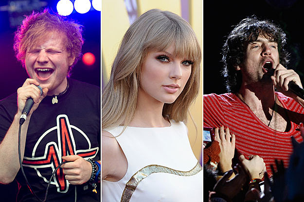 Ed Sheeran, Taylor Swift, and Snow Patrol Ed Sheeran, Taylor Swift, and Snow Patrol