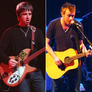 Noel Gallagher, Damon Albarn Noel Gallagher, Damon Albarn