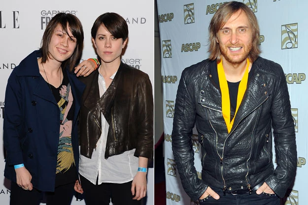 Tegan and Sara, David Guetta Tegan and Sara, David Guetta