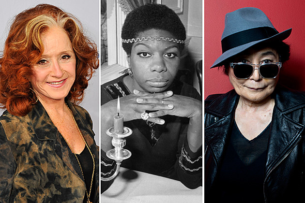 Bonnie Raitt Nina Simone Yoko Ono Bonnie Raitt Nina Simone Yoko Ono